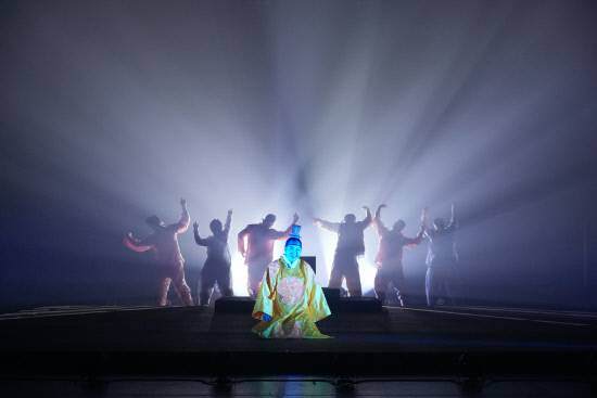 연극 '왕의 북' 한 장면. 사진=장자번덕