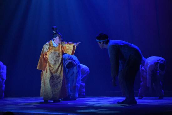 연극 '왕의 북' 한 장면. 사진=장자번덕