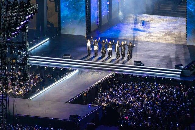 지난 3월 21일 서울 광화문에서 열린 ‘BTS 컴백 라이브’ 현장. 넷플릭스 제공