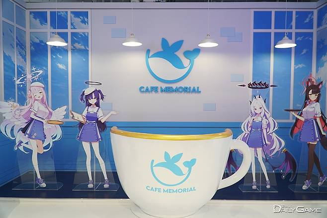 지난해 개장한 카페 메모리얼 입구 전경.