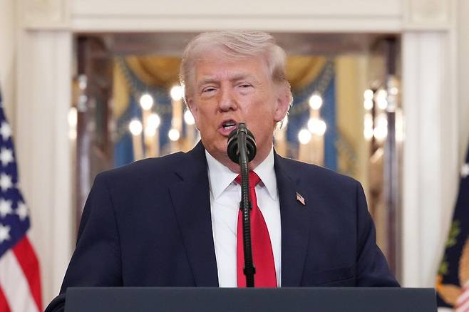 도널드 트럼프 미국 대통령. 2026.04.02 워싱턴=AP/뉴시스