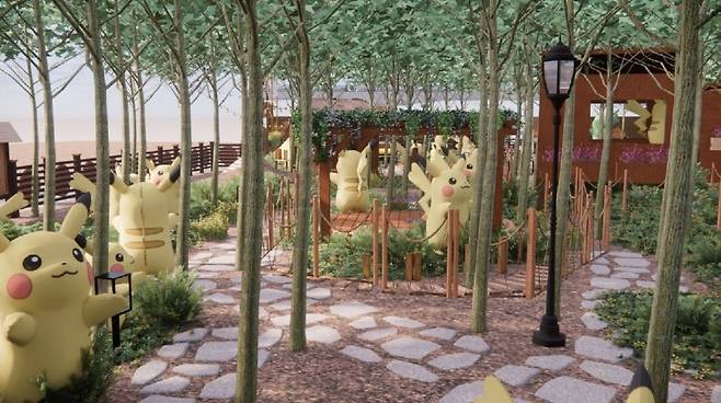 포켓몬정원 팝업정원 예상도. 서울시 제공