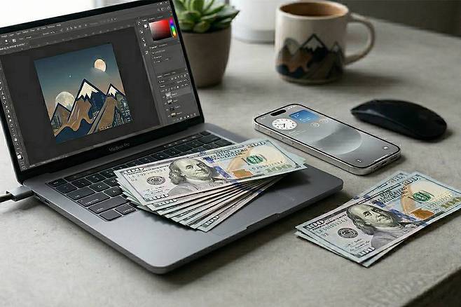 달러 환율이 오르면 국내 수출 업체들은 돈을 벌지만, 수입 제품 가격은 올라간다 / 출처=제미나이 이미지 생성