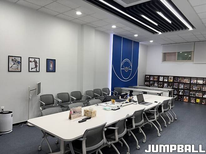 ▲비디오 회의실 전경.