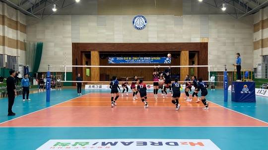 7일 경남여중-수일여중 경기 [한국중고배구연맹 제공]