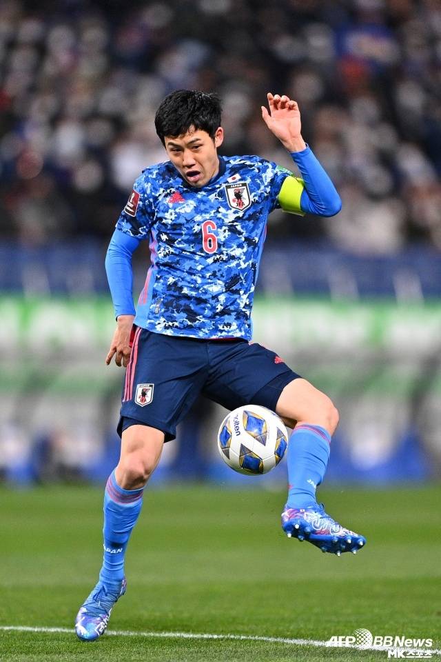엔도 와타루는 일본 축구 대표팀 주장이다. 사진=AFPBBNews=News1