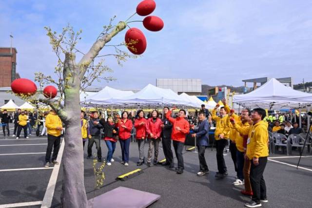 ▲제23회 양평산수유 한우축제 현장 ⓒ양평군