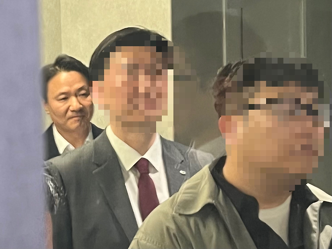 석상제 디오스파마 대표가 6일 삼천당제약 기자간담회에 참석하고 있다. 박효정 기자