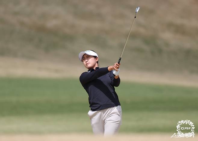 지난해 생애 첫 승을 거뒀던 iM금융오픈에서 타이틀 방어에 나서는 김민주. 사진제공 | KLPGA