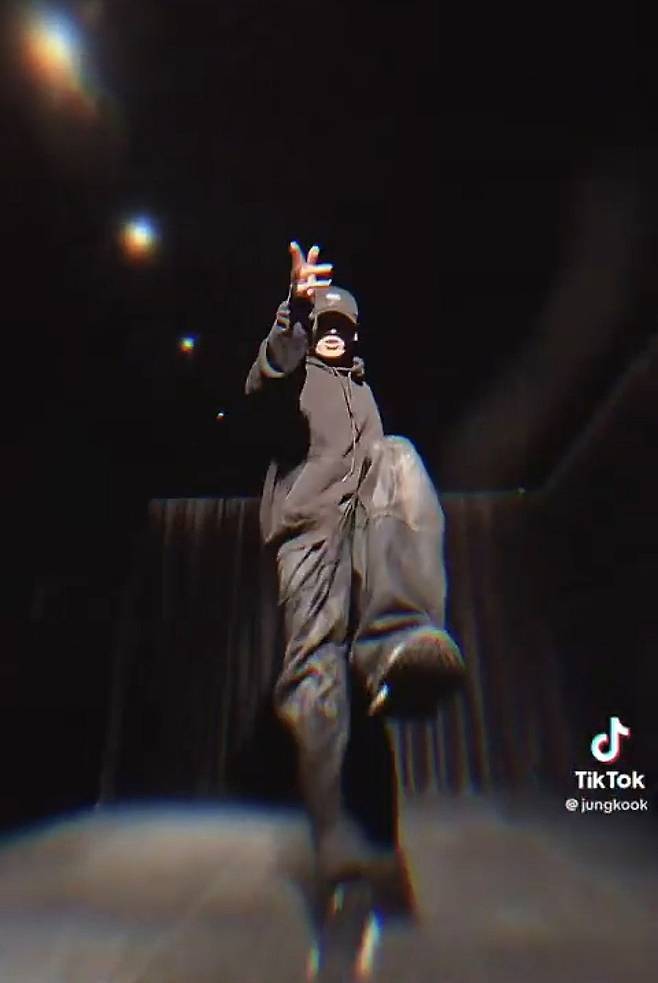 BTS 정국 댄스 챌린지 틱톡 영상 캡처