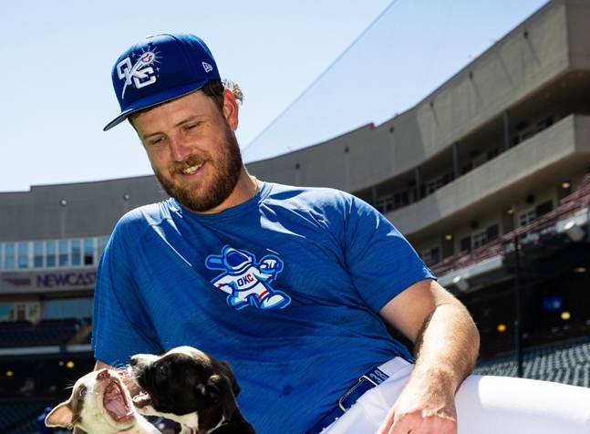 LA 다저스 산하 트리플A에 속해있는 콜어빈의 최근 모습. /사진=오클라호마시티 코메츠 공식 SNS