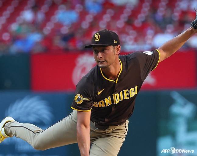 샌디에이고의 다르빗슈 유. 다르빗슈는 빠른 구속과 제구를 모두 갖춘 투수로 평가된다. /AFPBBNews=뉴스1