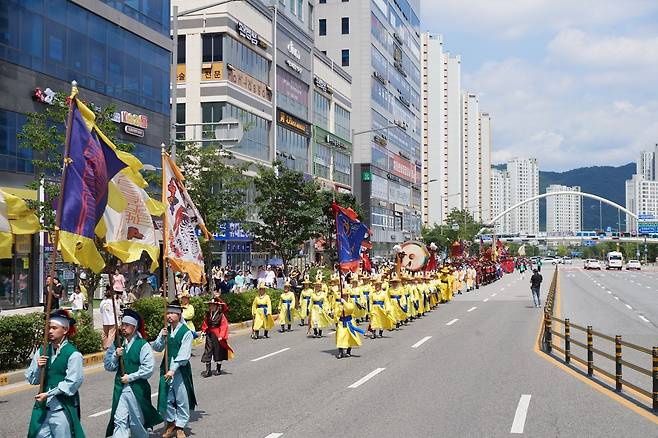 회암사지 왕실축제 어가행렬 [양주시 제공. 재판매 및 DB 금지]