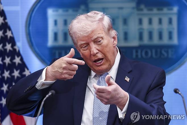 트럼프 미국 대통령 [EPA=연합뉴스. 재판매 및 DB 금지]