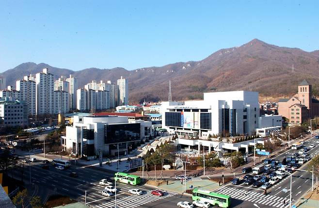 군포문화재단이 입주해 있는 군포문화예술회관 전경. 사진=군포시청