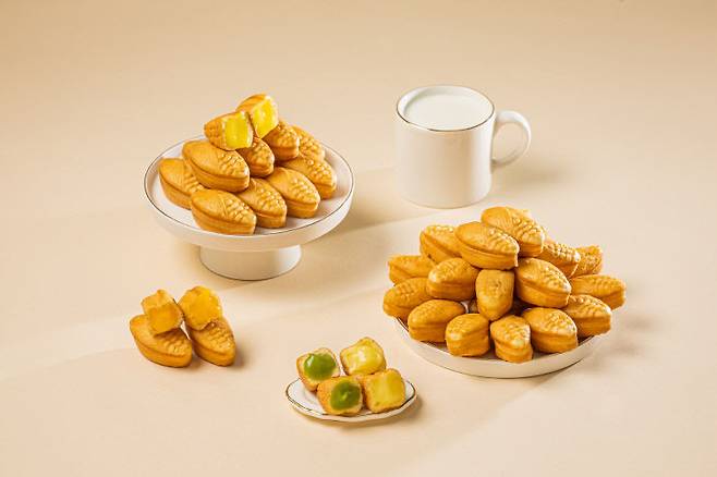 건영식품 신탄진 공장에서 생산되고 있는 델리만쥬. (사진=건영식품 제공)