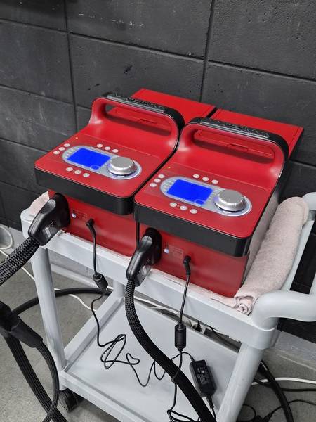 추신수가 지원한 기기(사진=SSG)