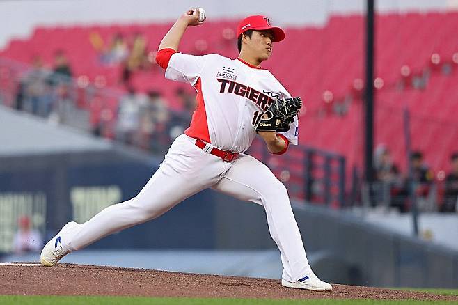선발투수 김태형. KIA 구단 제공