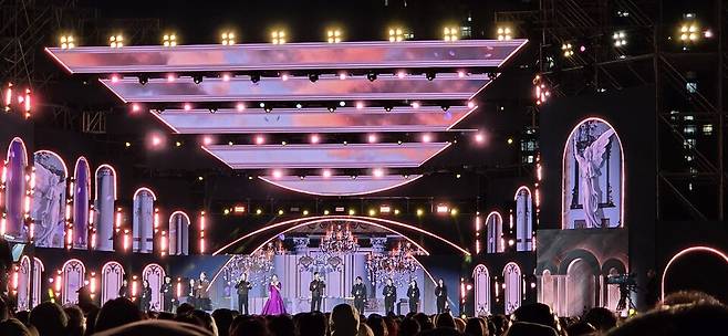 양산시에서 지난 7일 웅상체육공원에서 개최된 KBS 열린음악회가 열렸다. 사진/양산시