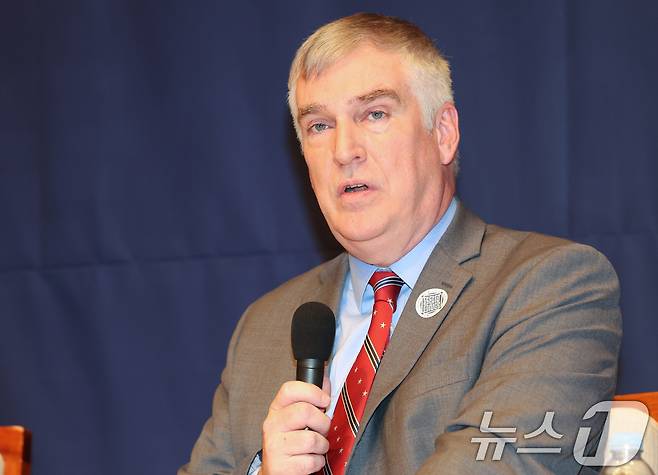 프레드 플라이츠 미국우선주의정책연구소(AFPI) 부소장. 2025.4.3 ⓒ 뉴스1 허경 기자