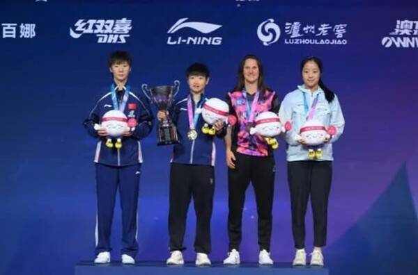 한국 여자 탁구 간판 신유빈이 ITTF 월드컵에서 사상 첫 메달을 따내며 새 역사를 썼다.(신유빈 ITTF 월드컵 동메달 획득). /사진=SNS캡처