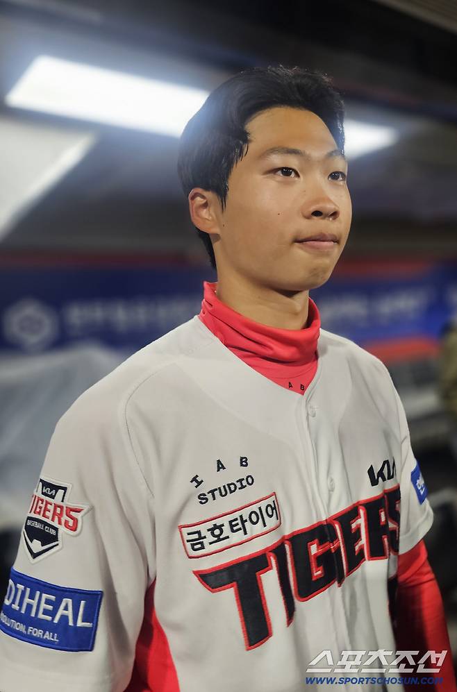 8일 경기 후 인터뷰 하는 박재현. 광주=스포츠조선 정현석 기자 hschung@sportschosun.com