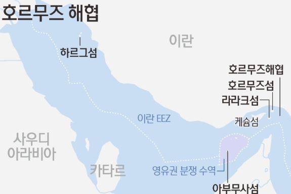 하르그 섬 위치. 뉴스1