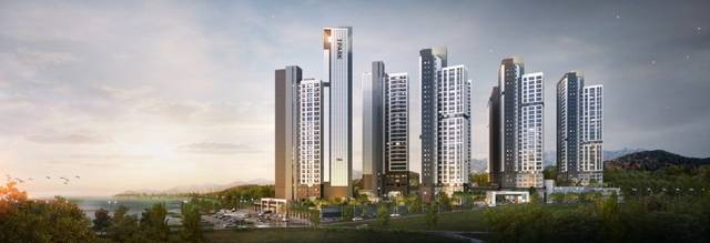 HDC현대산업개발, ‘군산 레이크시티아이파크’ 투시도