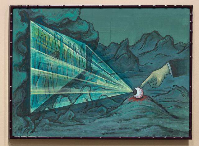 '프로젝션 1'(종이에 아크릴과 안료, 83×114㎝, 2025)