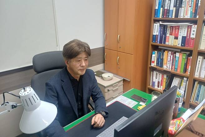 이덕인 부산과학기술대학교 경찰행정학과 교수. /사진=오석진 기자