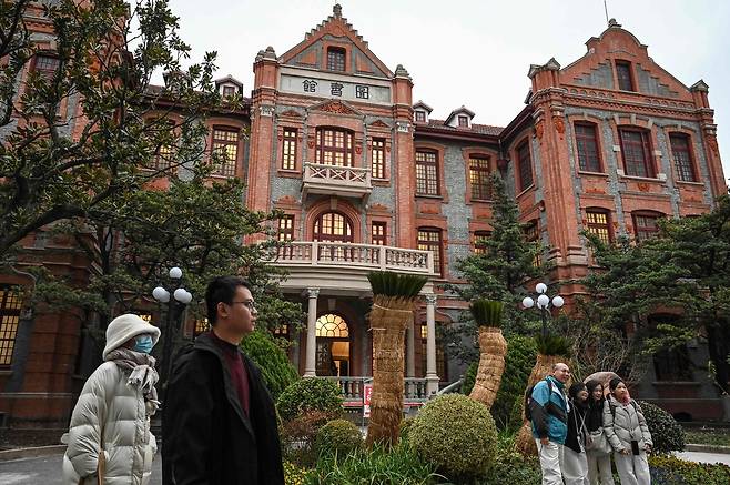 중국 5대 명문 중 한 곳인 상하이 자오퉁대 교정의 모습. [AFP]