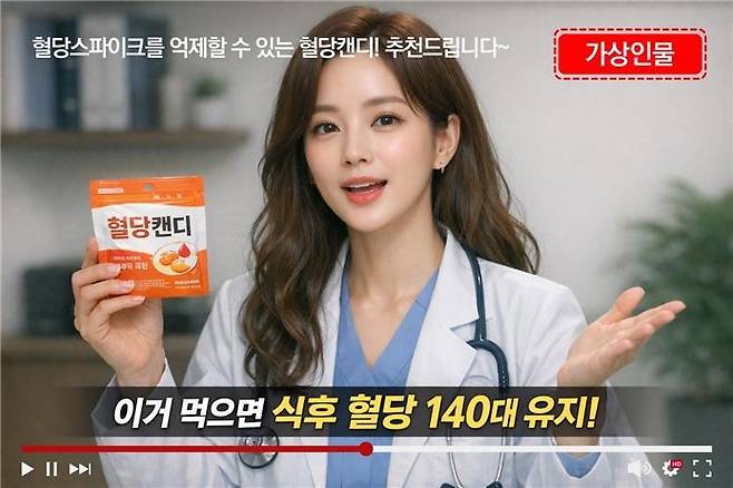 영상 매체에서의 ‘가상인물’ 표시 방법 [공정거래위원회 제공]