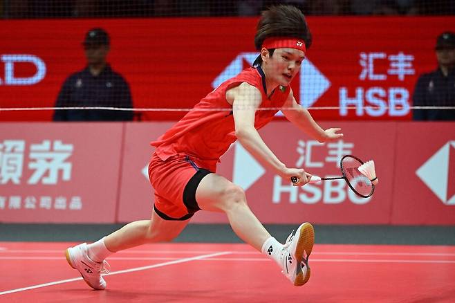 ▲ 오랫동안 안세영의 벽을 넘지 못했던 왕즈이는 3월 전영오픈 결승에서 안세영을 이기는 이변을 연출했다. 이번 아시아선수권대회에서 안세영과 왕즈이의 리턴매치가 예상된다. ⓒ연합뉴스/AFP