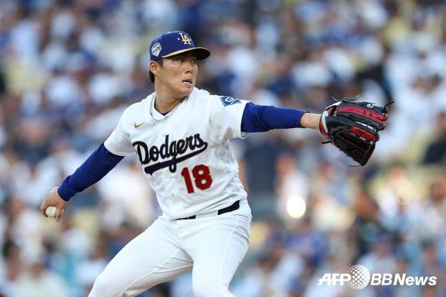 LA 다저스 야마모토 요시노부./AFPBBNews=뉴스1