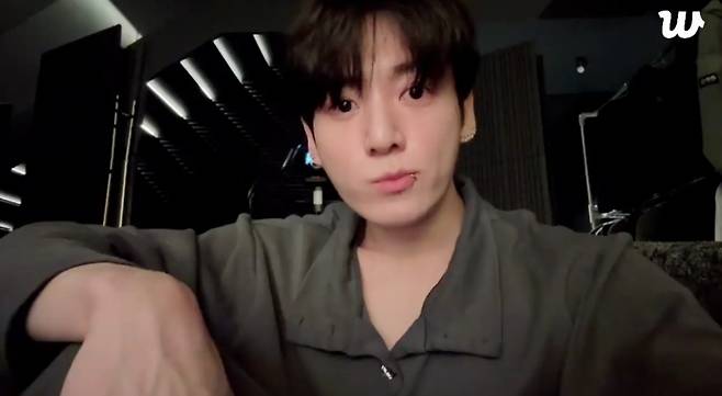 정국 라이브 방송.