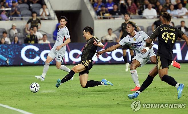 득점포를 터트리는 손흥민 [AFP=연합뉴스]