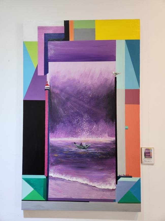 안옥희 작 '중첩된 시간'. /류민기 기자