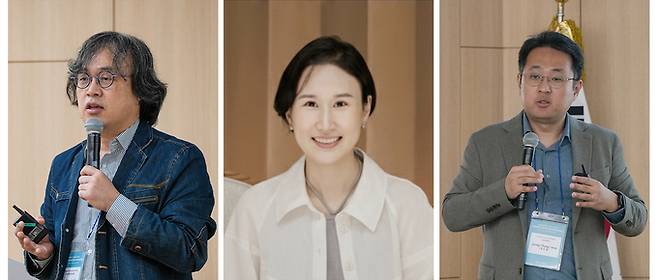 ▲ 1500년 전 압독국 가계도 복원… 삼국시대 압독국(押督國) 후예들의 집단 묘역인 '임당동·조영동 고총군'(경북 경산 소재)의 유전적 구조를 완벽히 규명했다. 왼쪽부터 영남대학교 박물관 김대욱 학예연구원, 세종대학교 우은진 교수, 서울대학교 정충원 교수. 영남대.