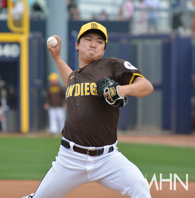 (샌디에이고 시절의 고우석)