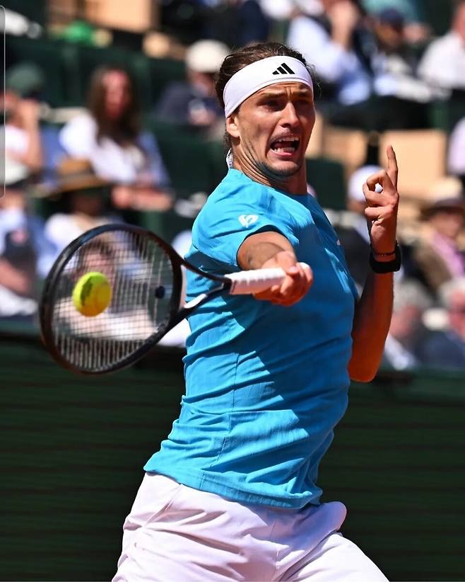 알렉산더 츠베레프의 16강전 모습. ATP 투어