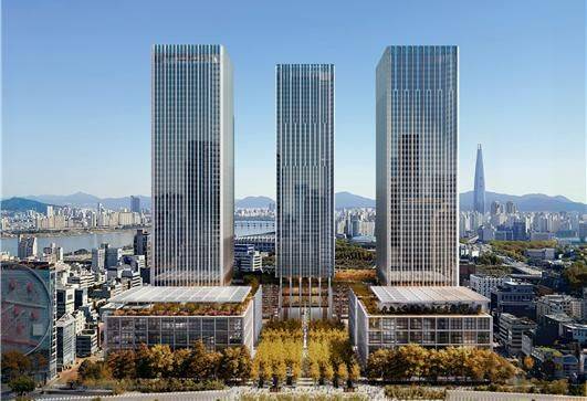 현대차그룹 글로벌비즈니스콤플렉스(GBC) 조감도. 서울시