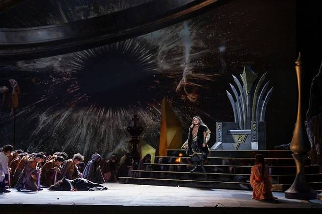 오페라 '나부코' 리허설. 서울시오페라단