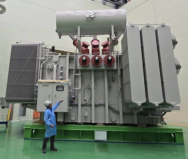 LS파워솔루션 초고압 변압기. LS일렉트릭