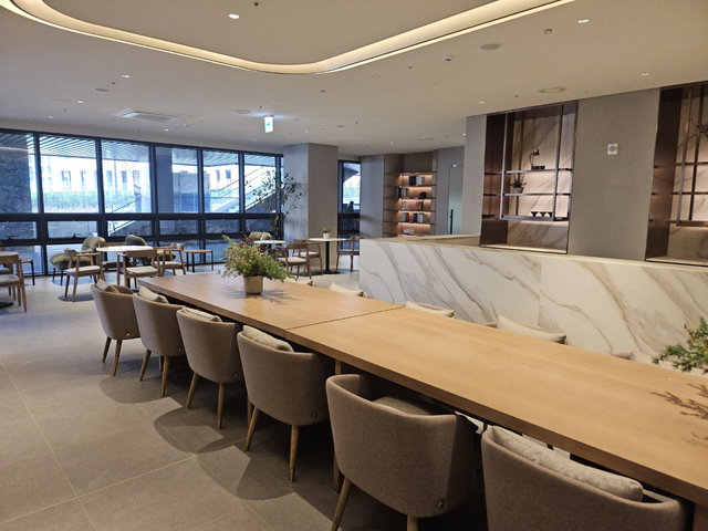 오티에르 반포의 북카페. [사진=안다솜 기자]