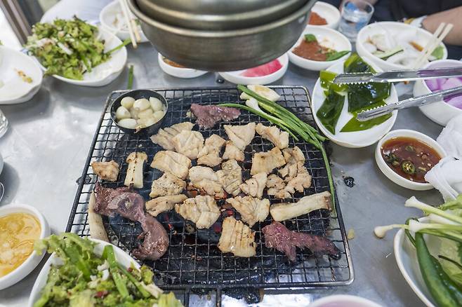 대양양곱창의 곱창구이. 최갑수 제공