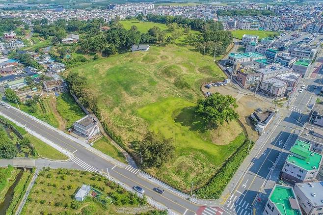 경북 경산의 임당-조영동 고분군 전경. 국가유산청 누리집