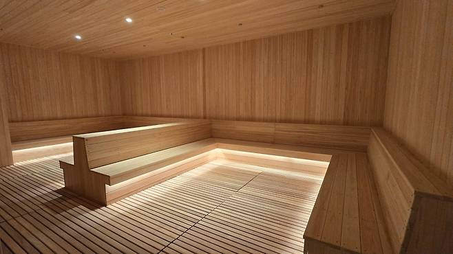 '오티에르 반포' 내 건식 사우나.