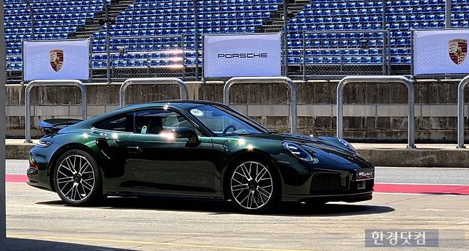 포르쉐 911 터보 S 미디어 트랙 익스피리언스. 사진=신용현 기자