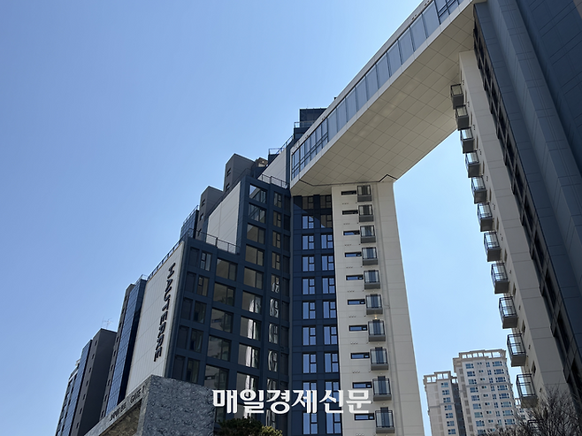 ‘오티에르 반포’ 스카이브릿지. [백지연 기자]