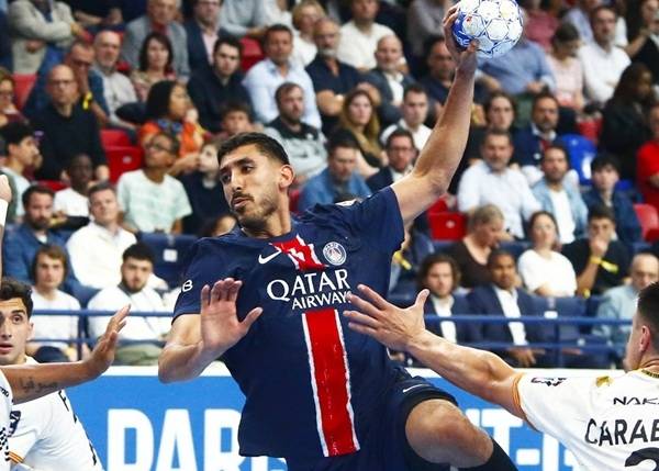 사진 2025/26 시즌 프랑스 남자 핸드볼 리퀴몰리 스타리그 파리 생제르맹과 이스트르 경기 모습, 사진 출처=파리 생제르맹